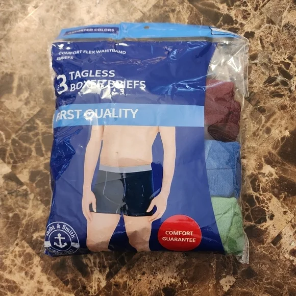 TT1 - Yacht & Smith 3 Tagless Boxer Briefs - Picture 1 of 4